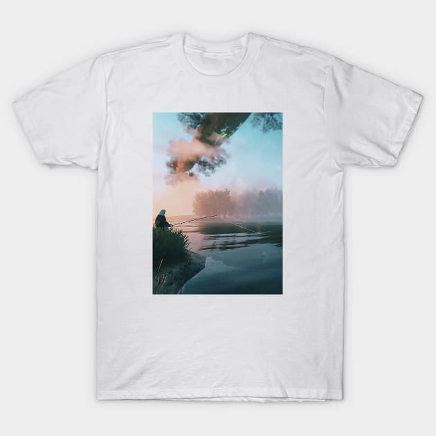 Valheim fishing T-Shirt by TeEmporium